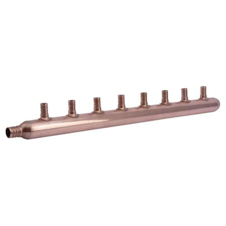 Aditivos Copper Manifold with Pex 8 Port Closed Bulk 2065841